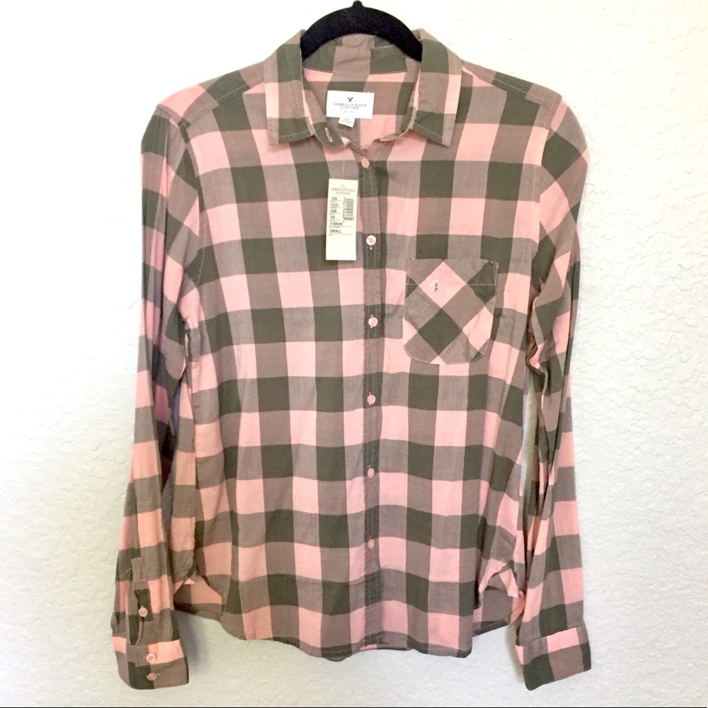 NWT AE Surplus Button Down Shirt